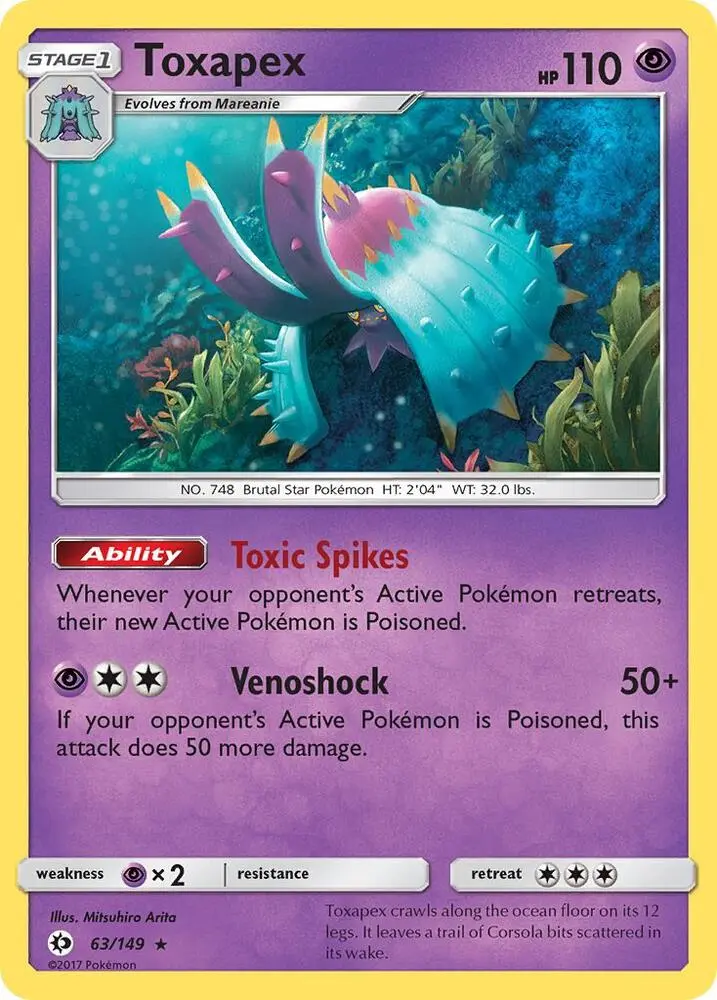 Toxapex, Sun & Moon 63/149
