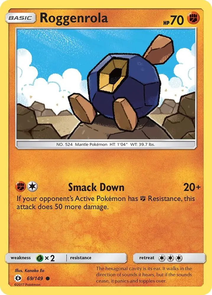 Roggenrola, Sun & Moon 69/149