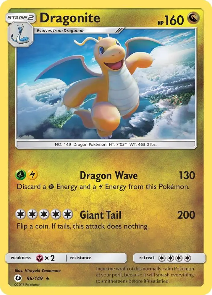 Dragonite, Sun & Moon 96/149