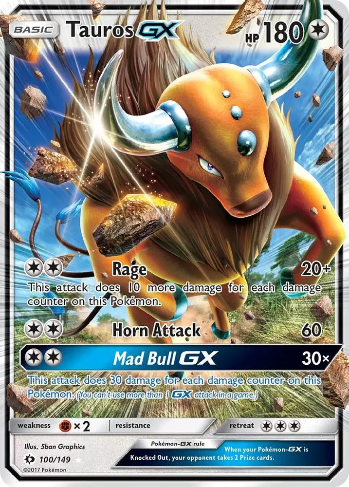 Tauros GX, Sun & Moon 100/149