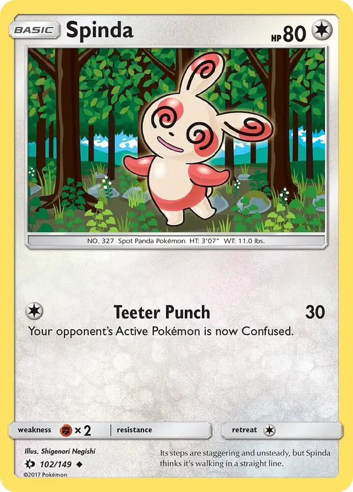 Spinda, Sun & Moon 102/149