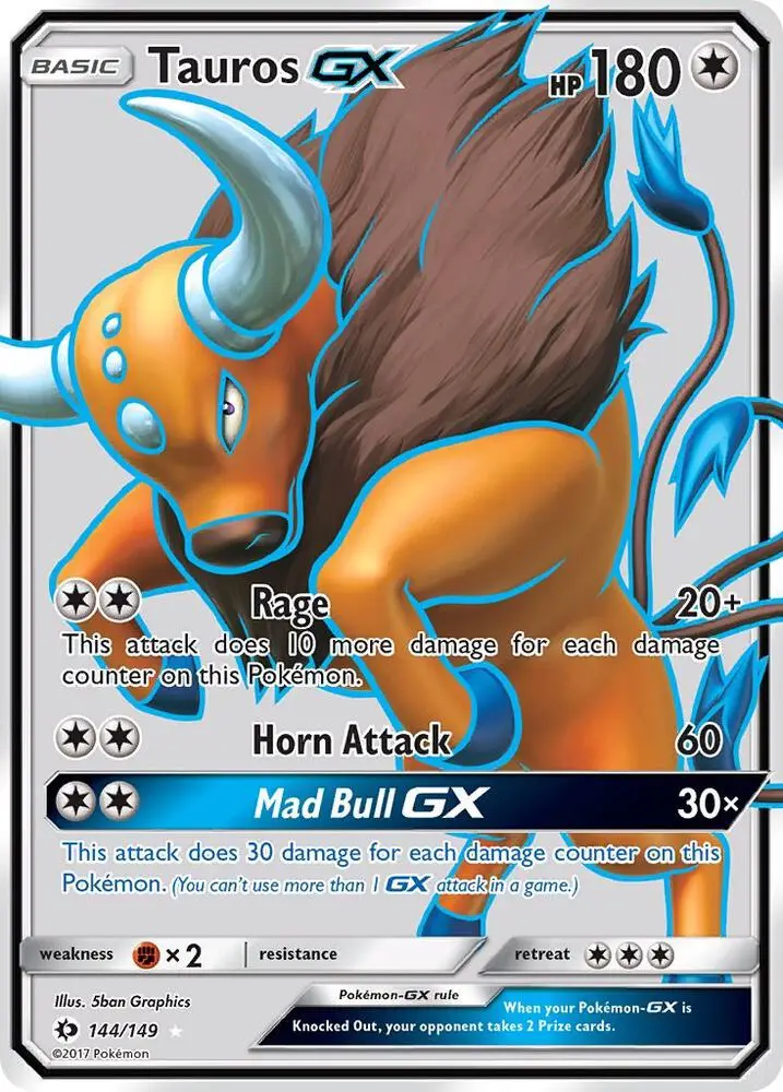 Tauros GX, Sun & Moon 144/149