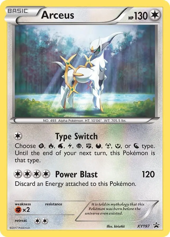 Arceus, XY Black Star Promos XY197/211