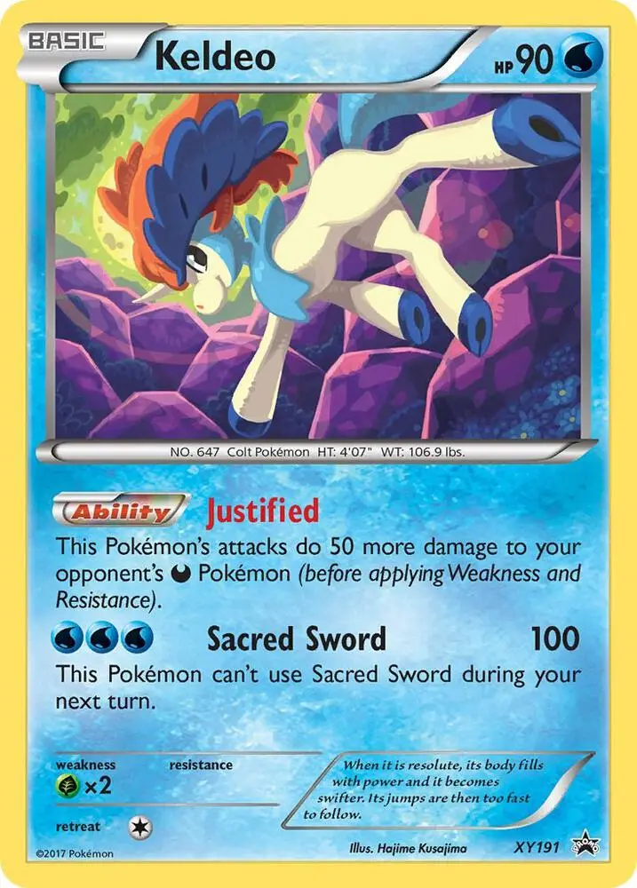 Keldeo, XY Black Star Promos XY191/211