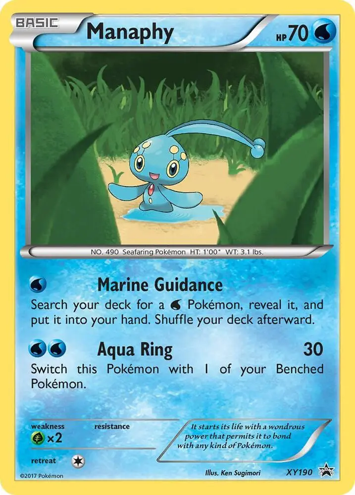 Manaphy, XY Black Star Promos XY190/211