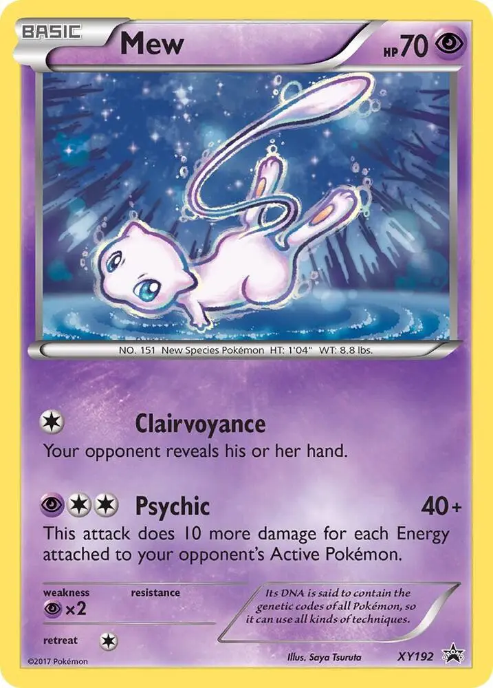Mew, XY Black Star Promos XY192/211