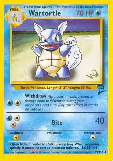 Wartortle [W Stamped], Wizards Black Star Promos 063/130
