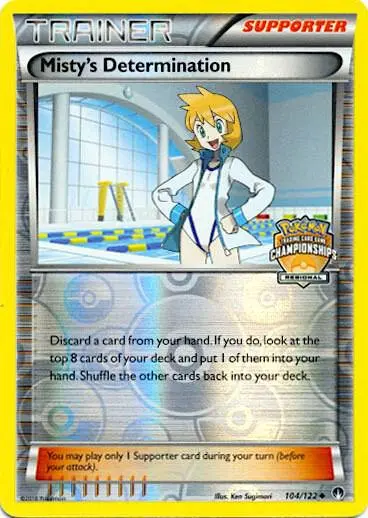 Misty's Determination, League & Championship Cards 104/122