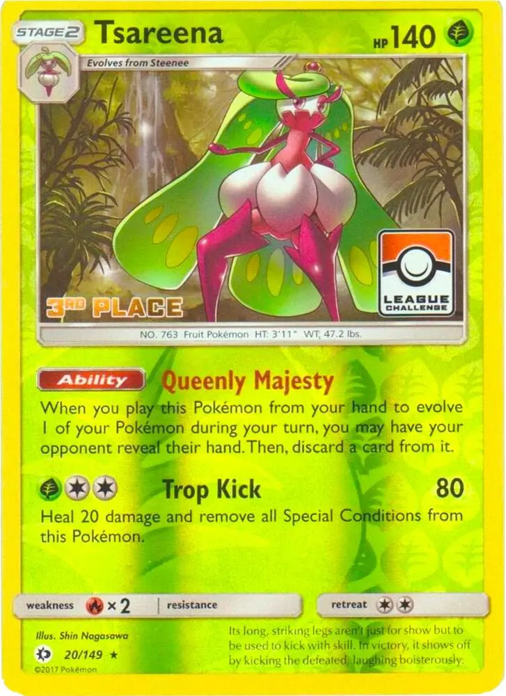 Tsareena, League & Championship Cards 020/149
