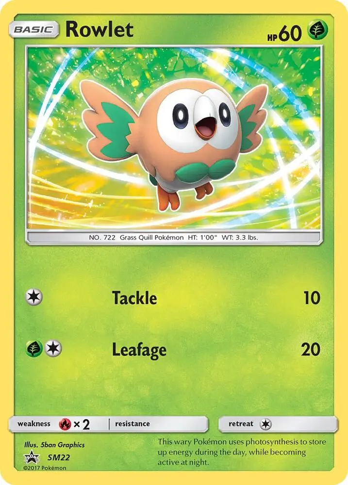 Rowlet, SM Black Star Promos SM22/248