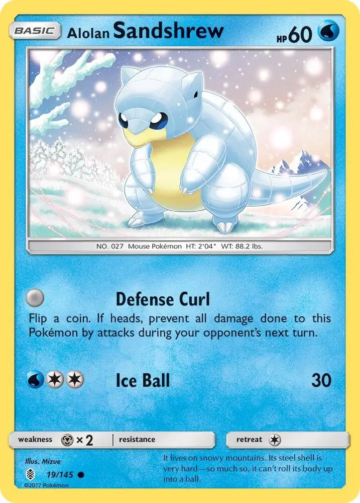 Alolan Sandshrew, Guardians Rising 19/145