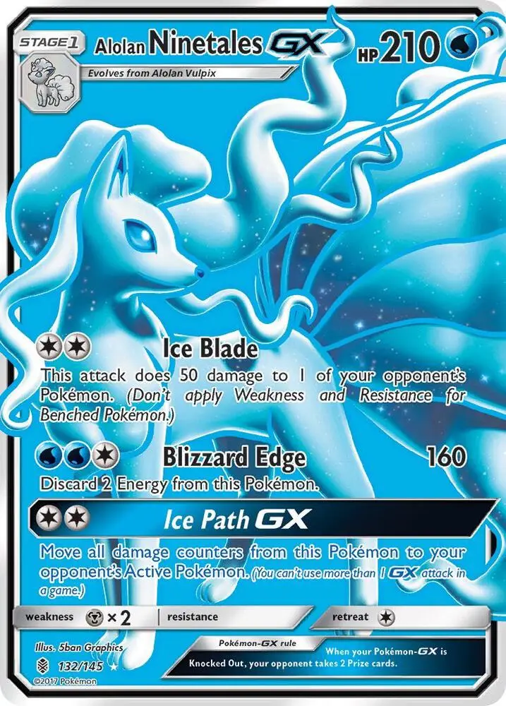 Alolan Ninetales GX, Guardians Rising 132/145
