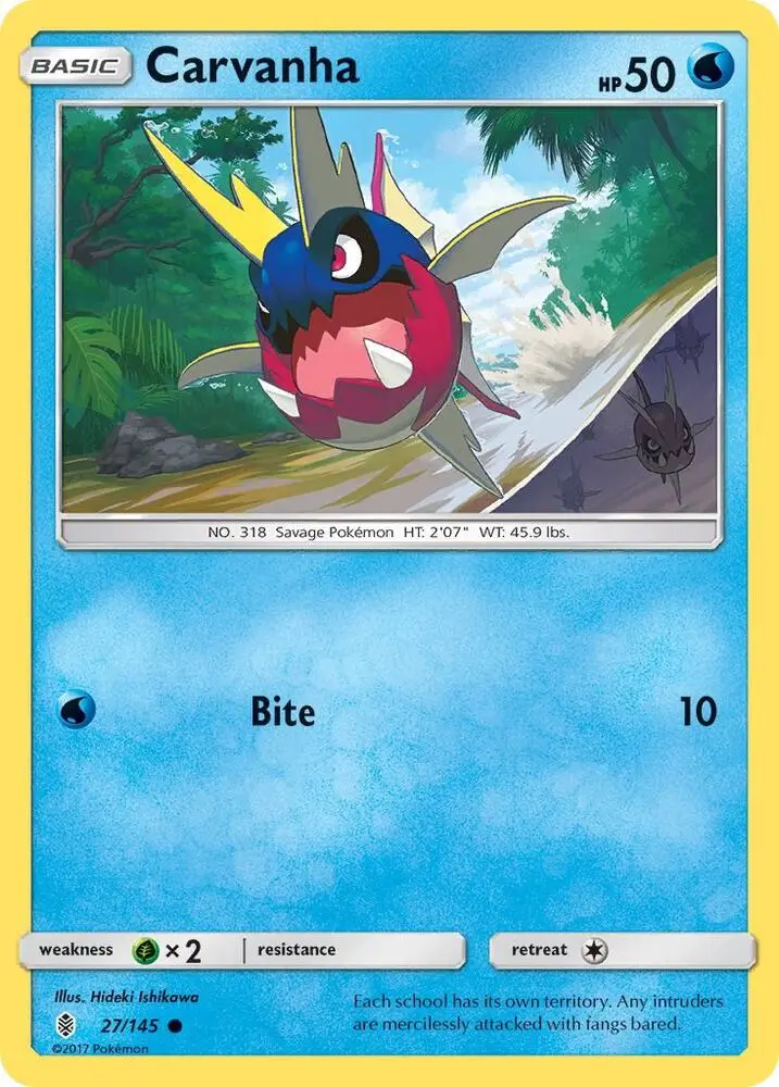Carvanha, Guardians Rising 27/145