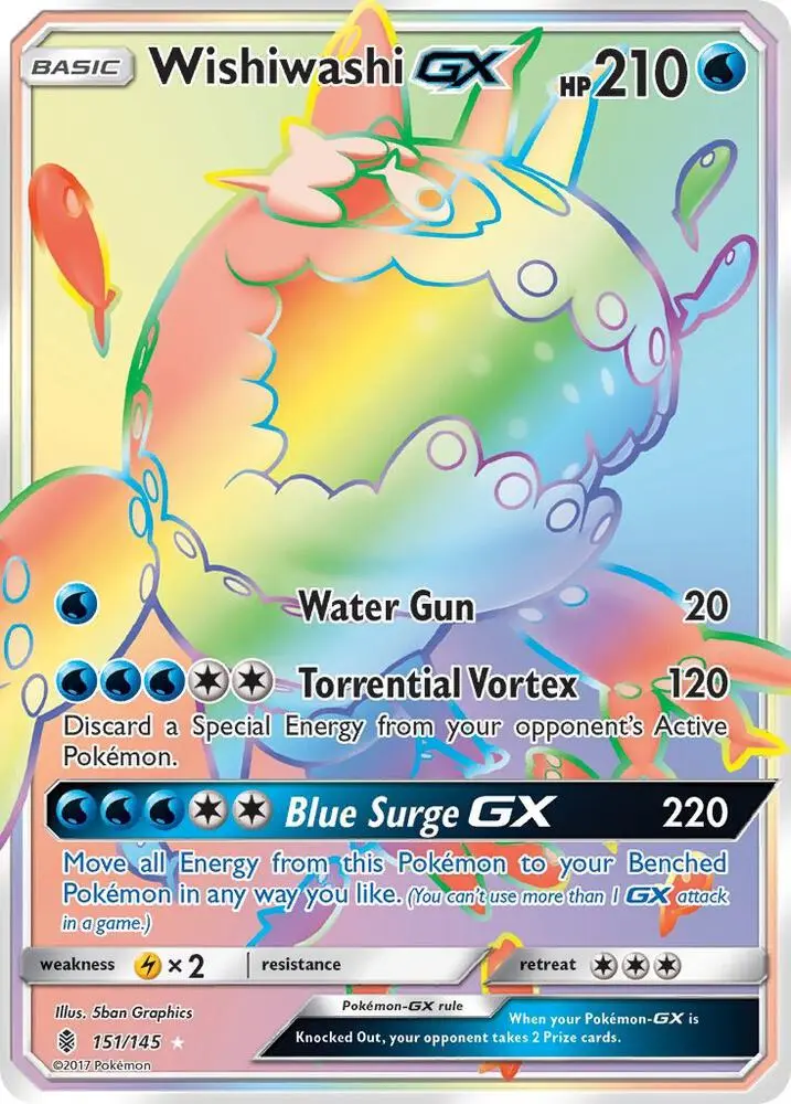 Wishiwashi GX, Guardians Rising 151/145
