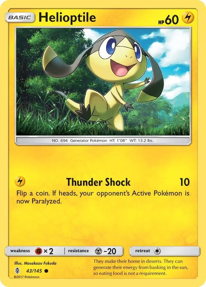Helioptile, Guardians Rising 43/145