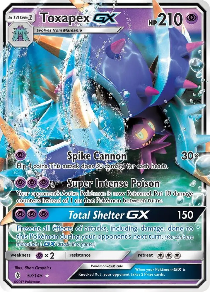 Toxapex GX, Guardians Rising 57/145