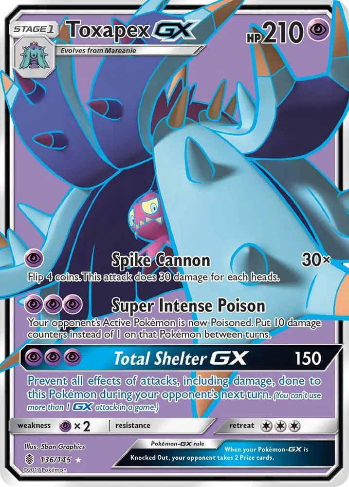 Toxapex GX, Guardians Rising 136/145