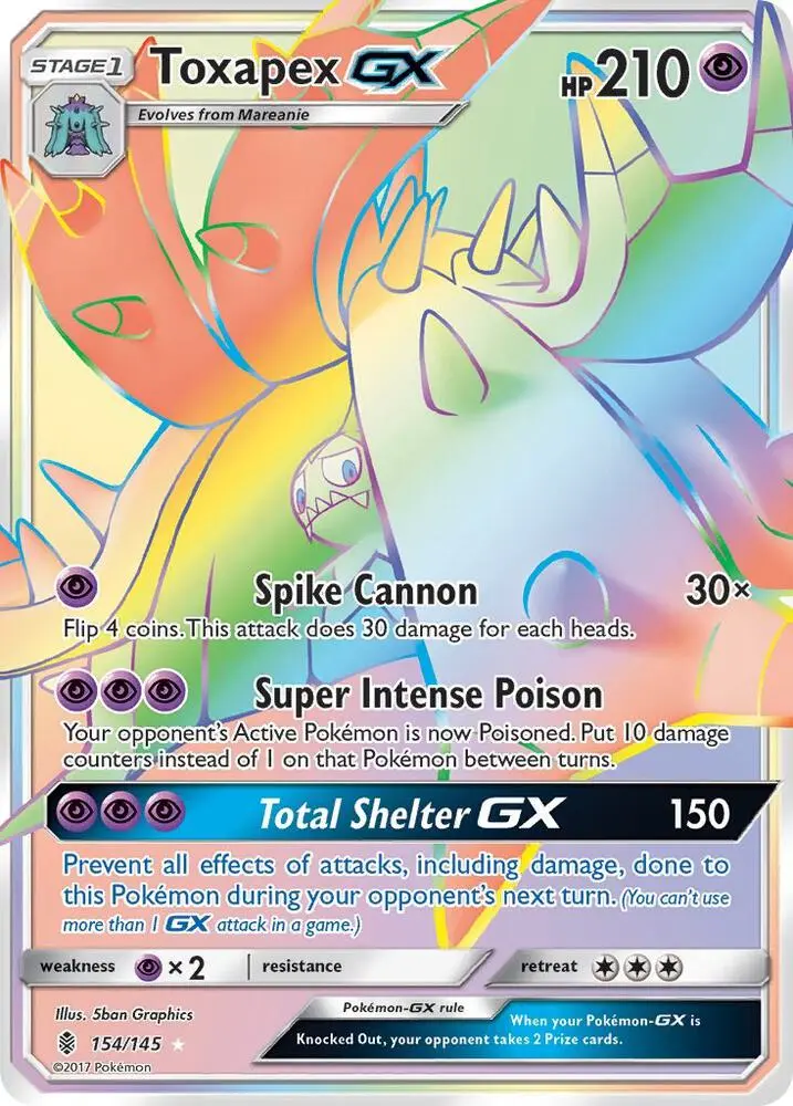 Toxapex GX, Guardians Rising 154/145