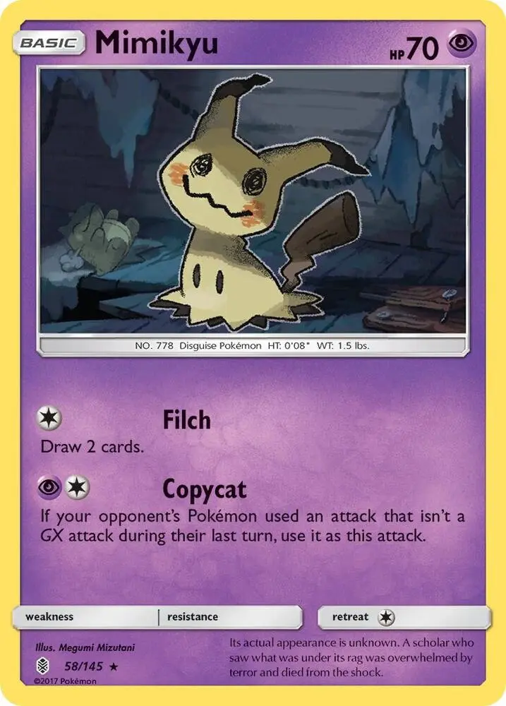 Mimikyu, Guardians Rising 58/145