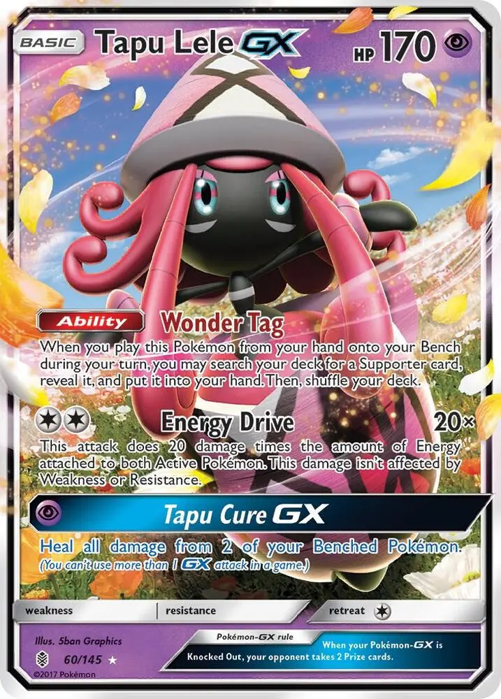 Tapu Lele GX, Guardians Rising 60/145