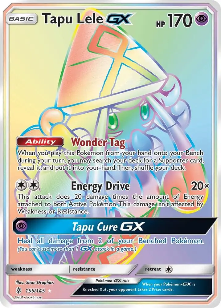 Tapu Lele GX, Guardians Rising 155/145