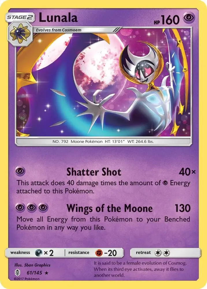 Lunala, Guardians Rising 61/145