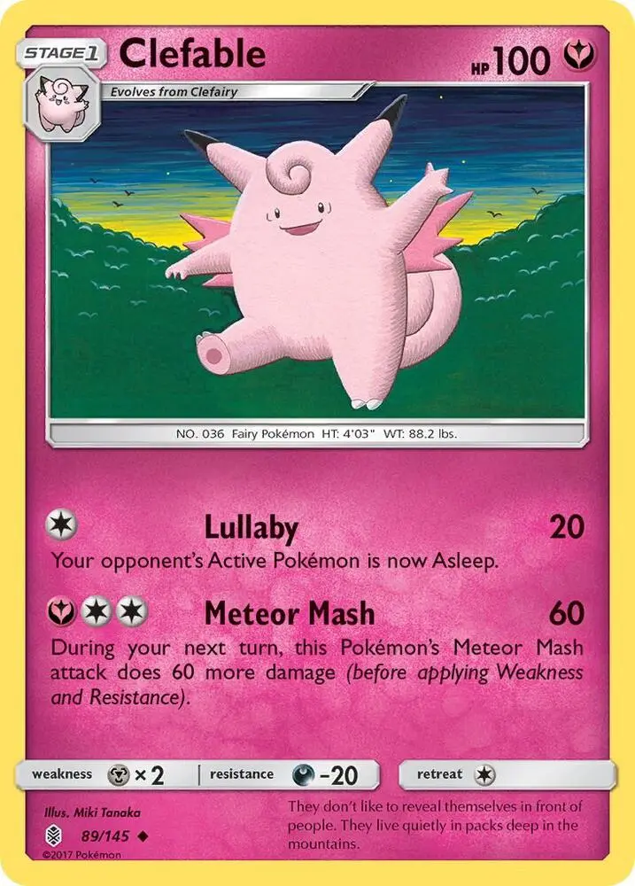 Clefable, Guardians Rising 89/145