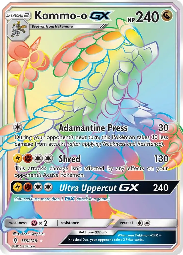 Kommo-o GX, Guardians Rising 159/145