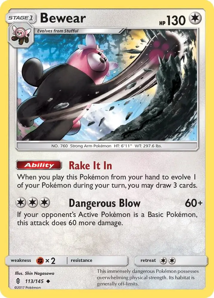 Bewear, Guardians Rising 113/145