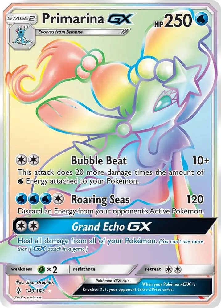 Primarina GX, Guardians Rising 149/145