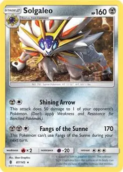 Solgaleo, Deck Exclusives 087/145