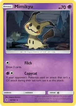 Mimikyu, Deck Exclusives 058/145