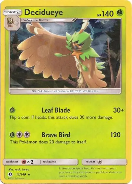 Decidueye, Deck Exclusives 011/149