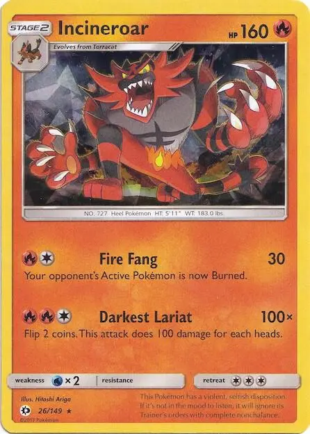 Incineroar, Deck Exclusives 026/149