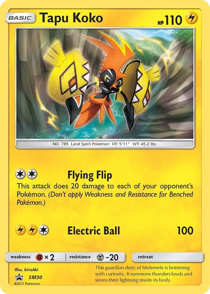 Tapu Koko, SM Black Star Promos SM30/248