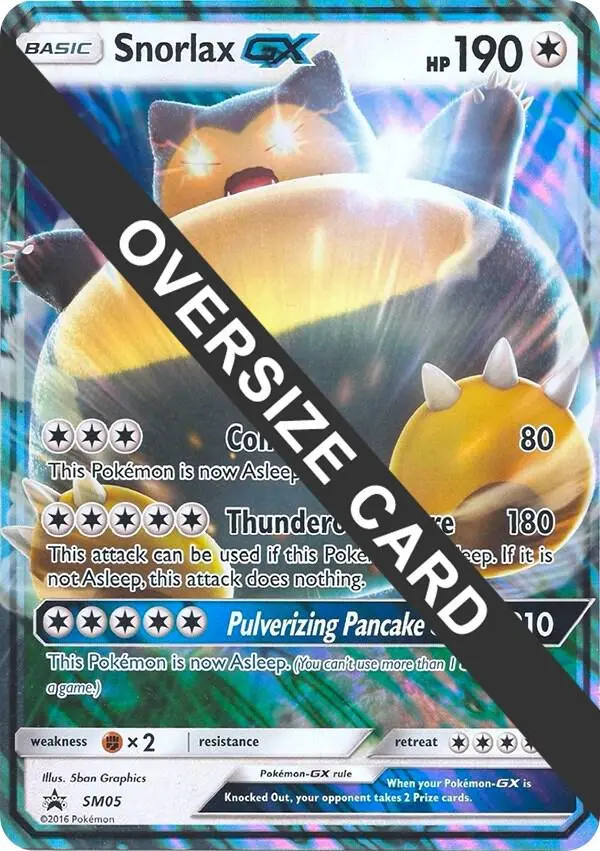 Snorlax GX, Jumbo cards SM05