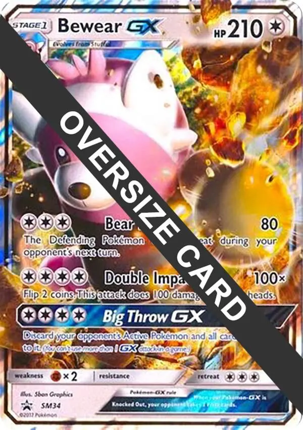 Bewear GX, Jumbo cards SM34