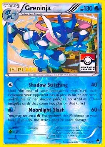 Greninja, League & Championship Cards 040/122