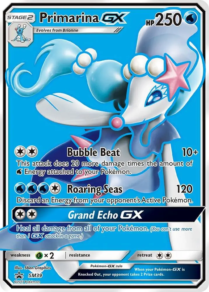 Primarina GX, SM Black Star Promos SM39/248