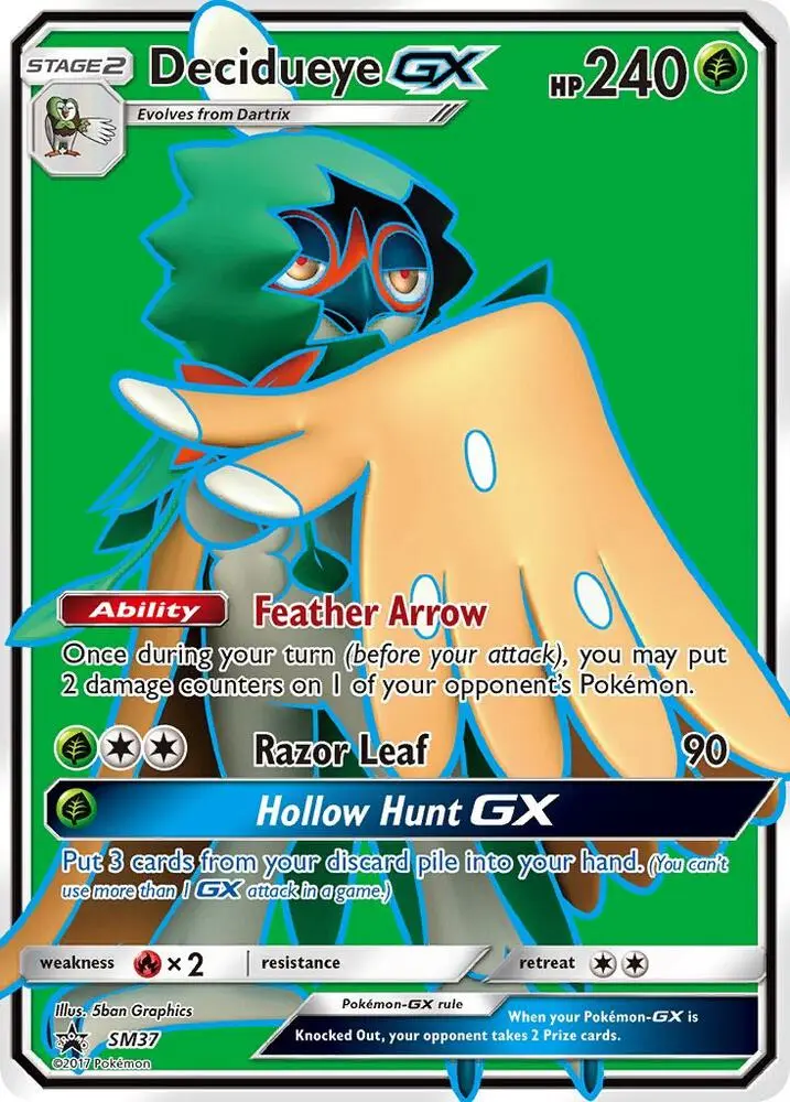 Decidueye GX, SM Black Star Promos SM37/248