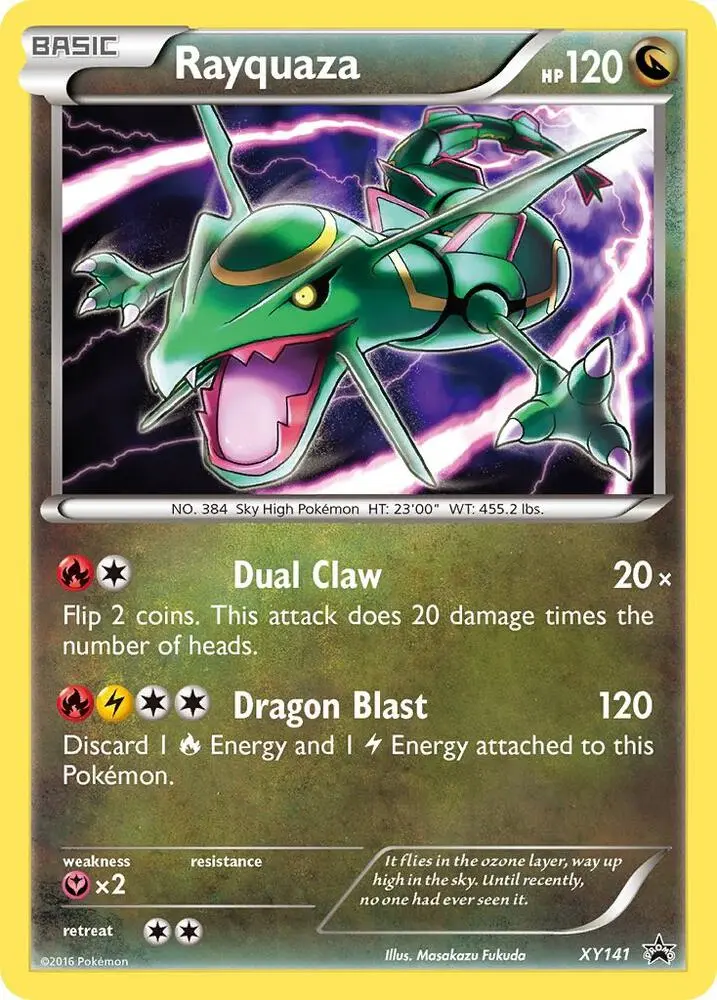Rayquaza, XY Black Star Promos XY141/211