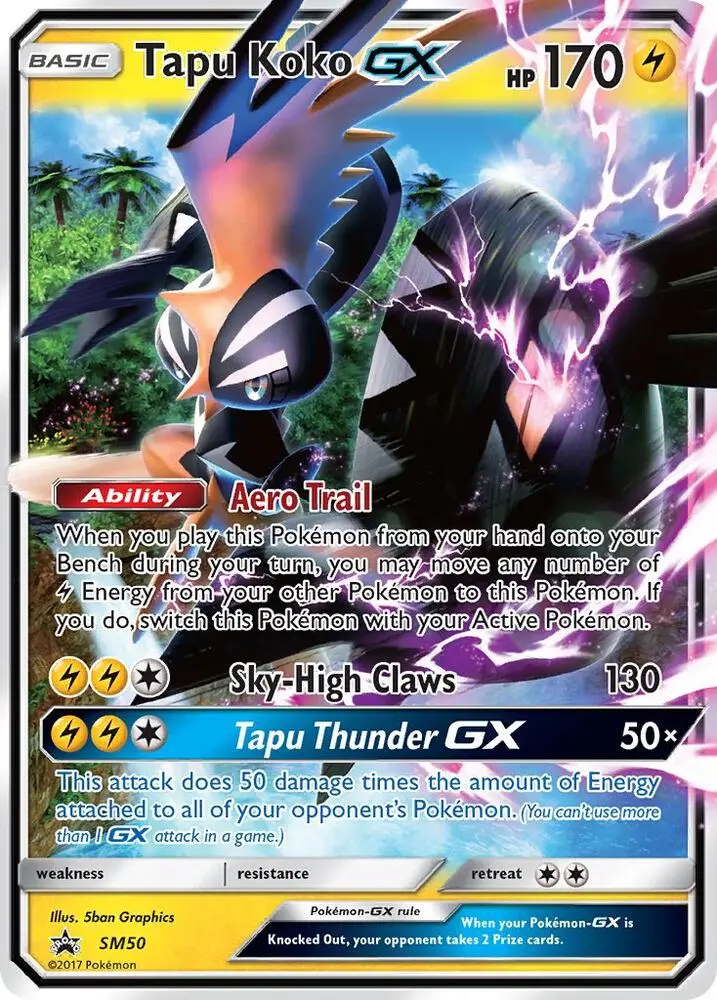Tapu Koko GX, SM Black Star Promos SM50/248