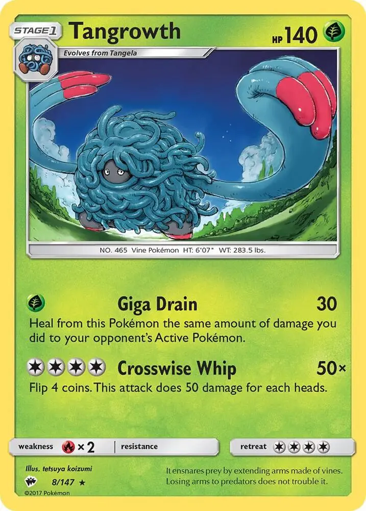 Tangrowth, Burning Shadows 8/147