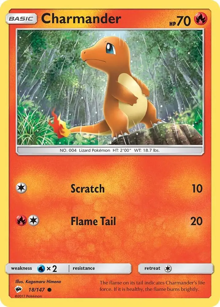 Charmander, Burning Shadows 18/147