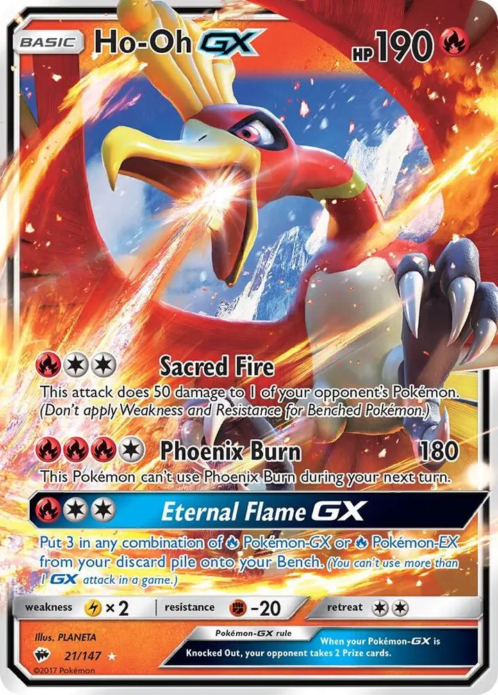 Ho-Oh GX, Burning Shadows 21/147