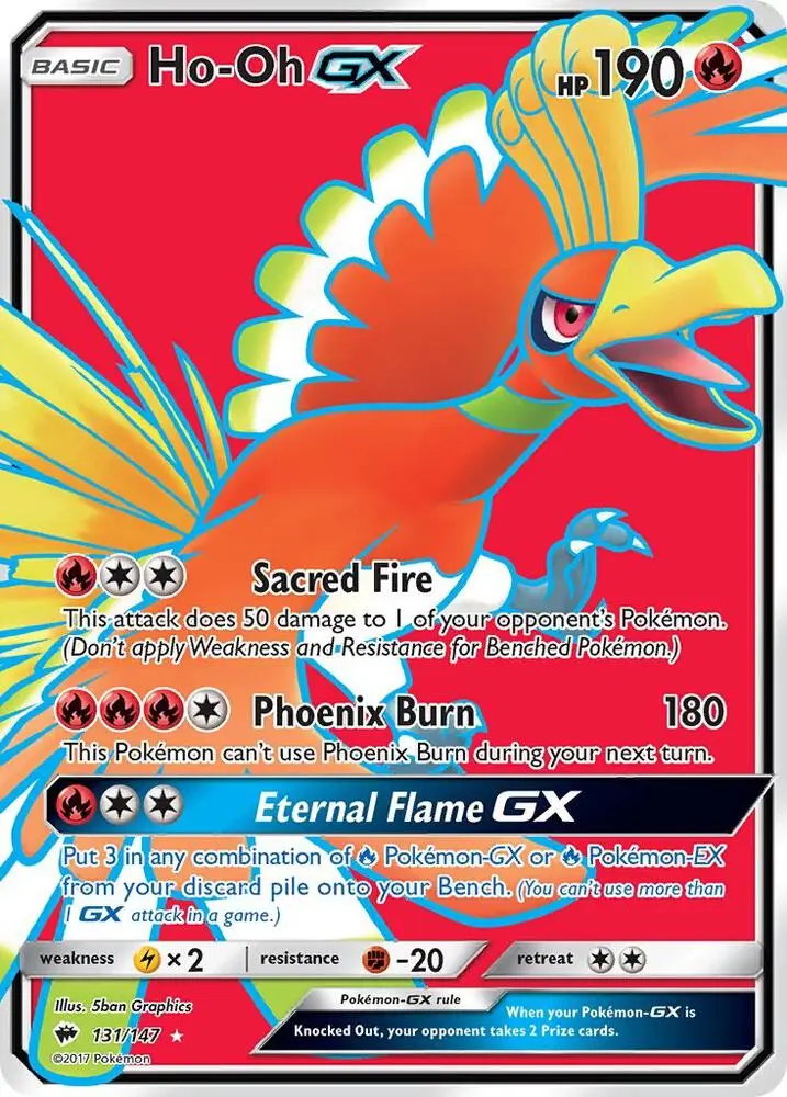 Ho-Oh GX, Burning Shadows 131/147