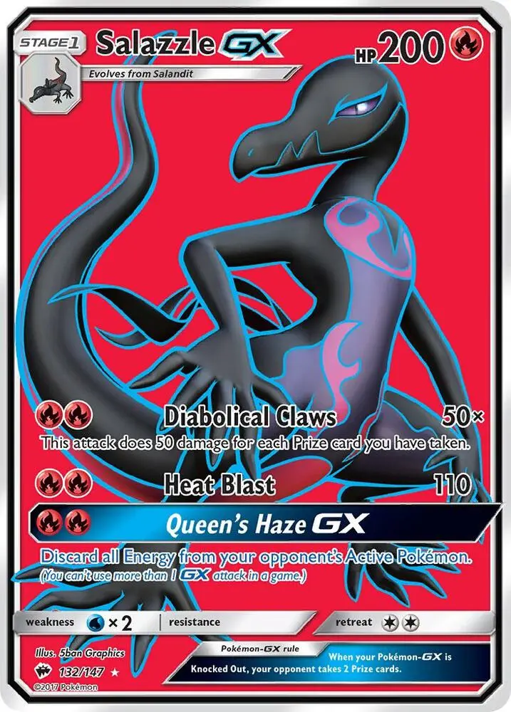 Salazzle GX, Burning Shadows 132/147