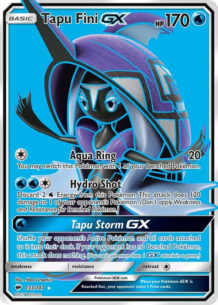 Tapu Fini GX, Burning Shadows 133/147