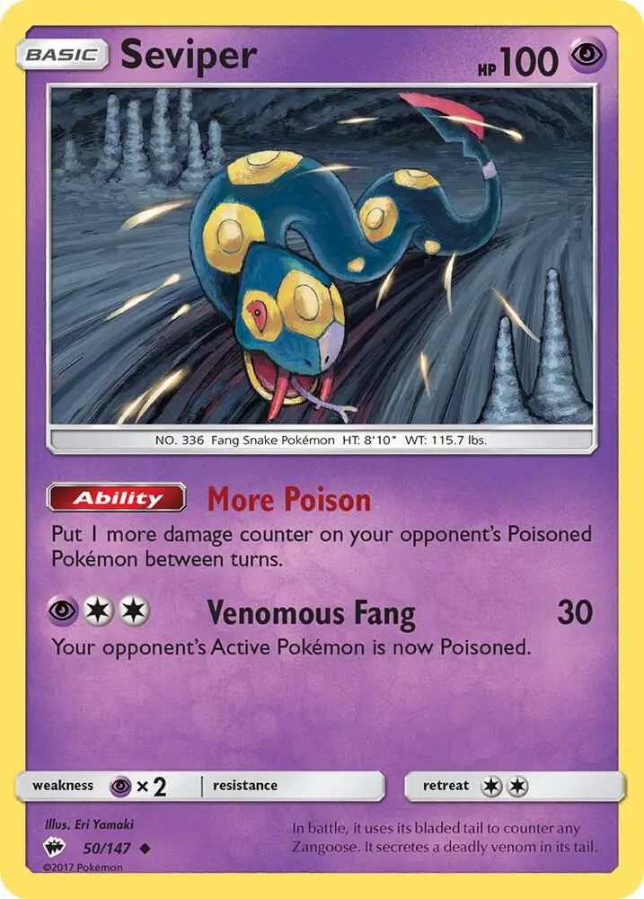 Seviper, Burning Shadows 50/147