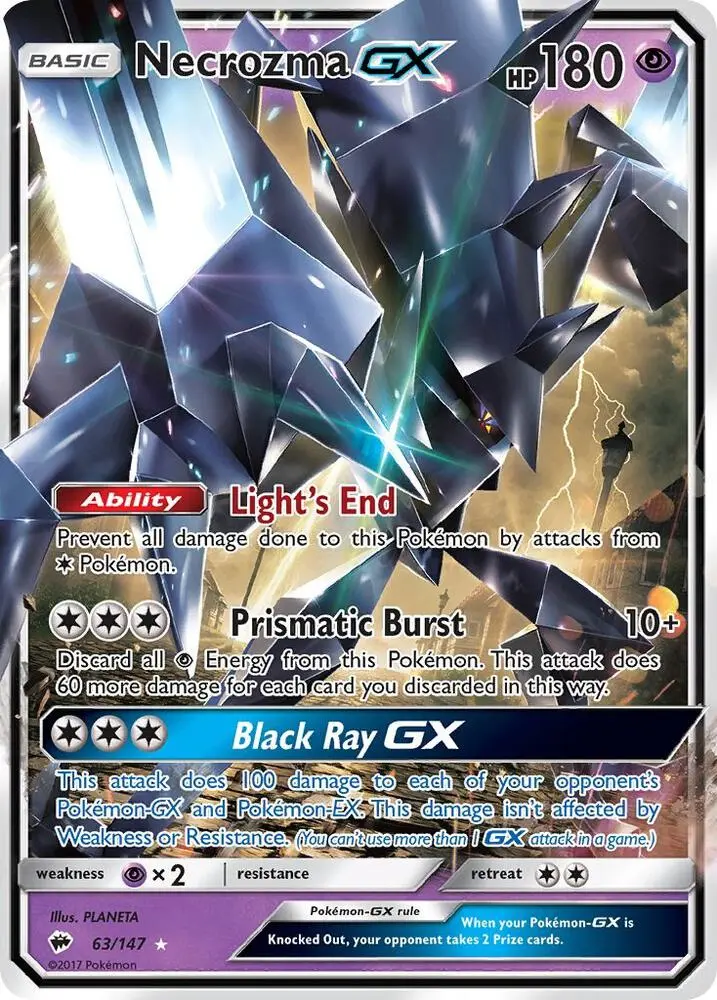 Necrozma GX, Burning Shadows 63/147